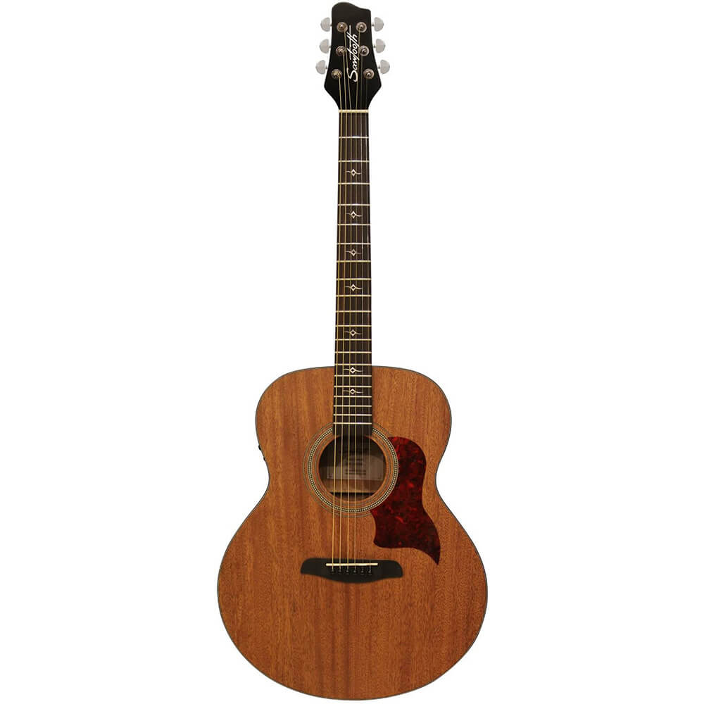 Sawtooth Mahogany Series Jumbo Acoustic Electric Guitar Satin