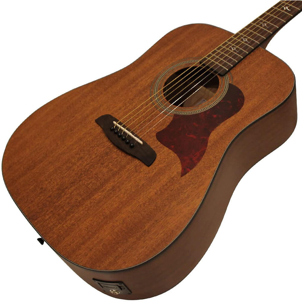 Sawtooth Mahogany Series Acoustic-Electric Guitar Dreadnought with Satin Finish ST-MH-AED