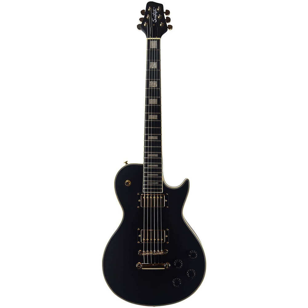 Sawtooth Heritage 70 Series Maple Top Electric Guitar Satin Black ST-H70C-STNBK