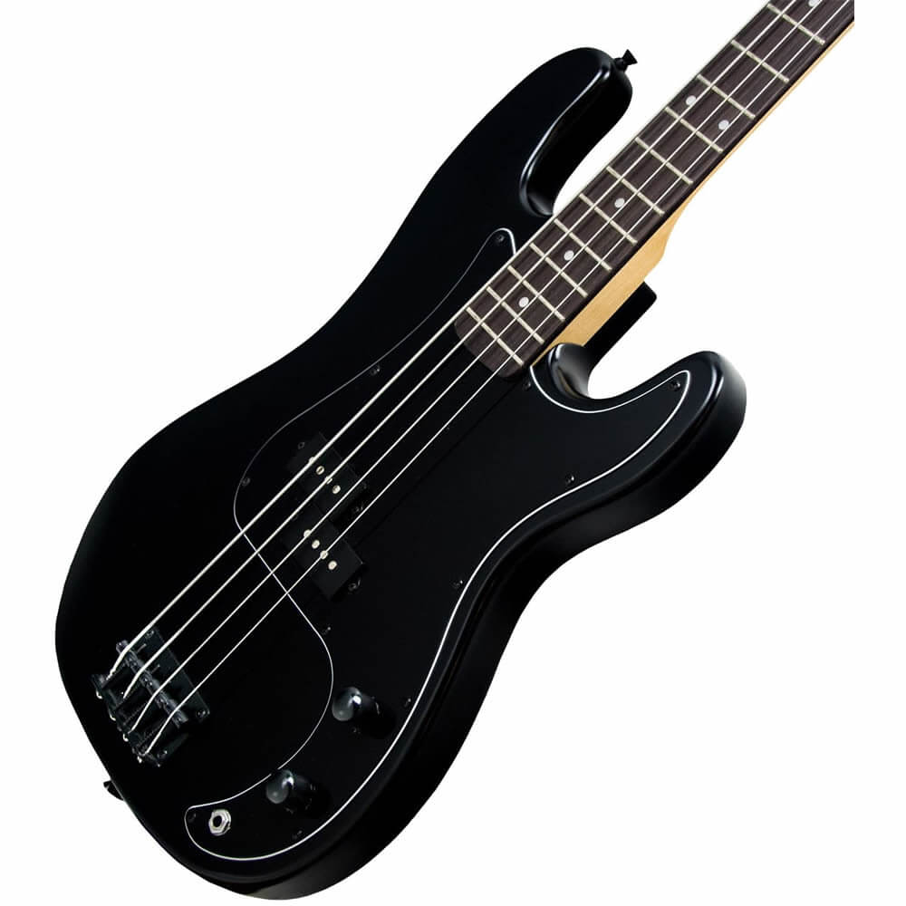 Sawtooth Electric Bass Guitar Satin Black with Gig Bag, Strap, Tuner, Cable & Picks ST-PB-STNBKB-KIT-1