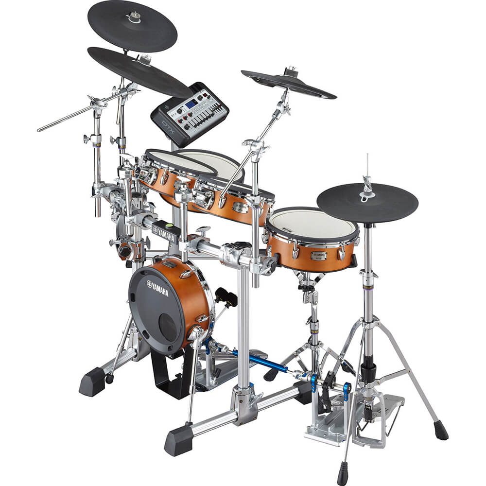 Yamaha DTX10K-X RW Electronic Drum Kit with TCS Pads Real Wood