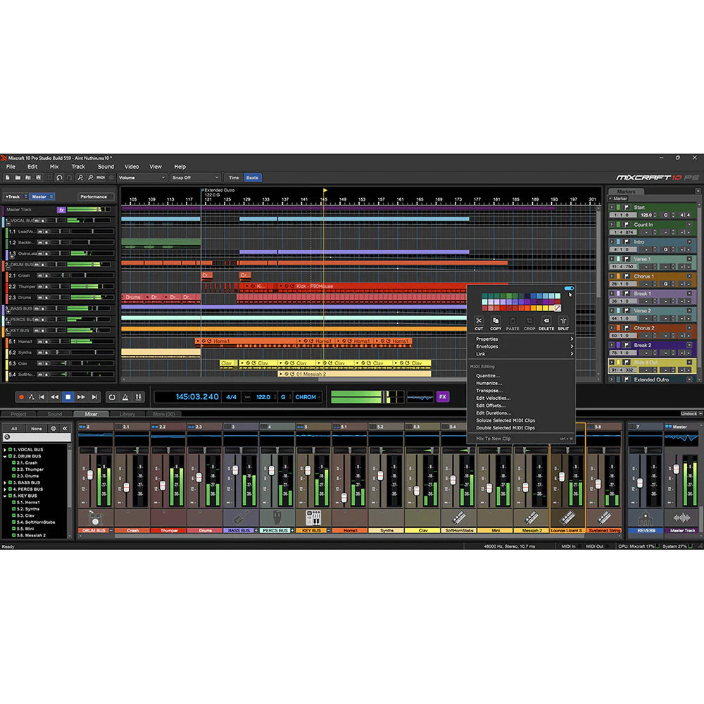 Acoustica Mixcraft 10.5 Pro Studio for Windows (Download)