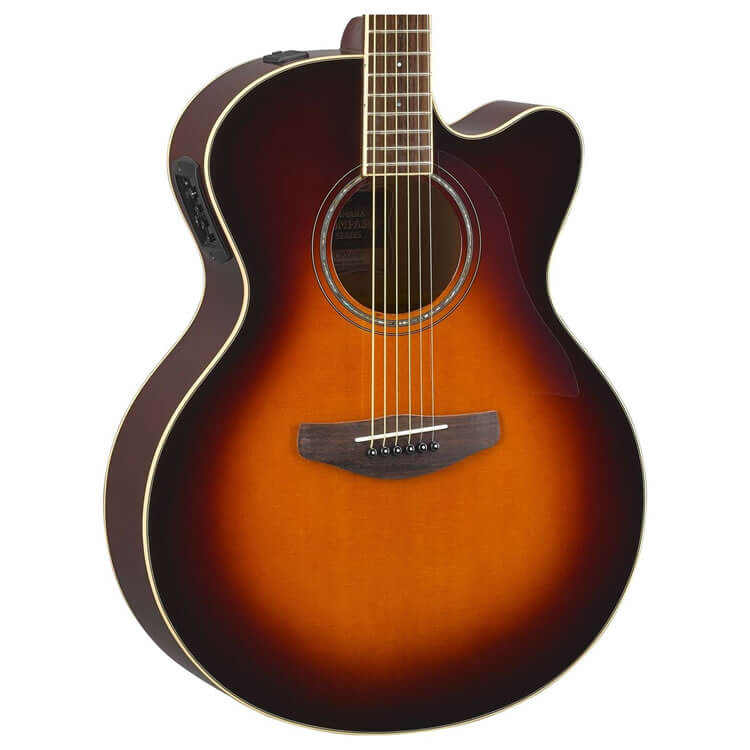 Yamaha CPX600 Full Body Acoustic Electric Guitar (Old Violin Sunburst)
