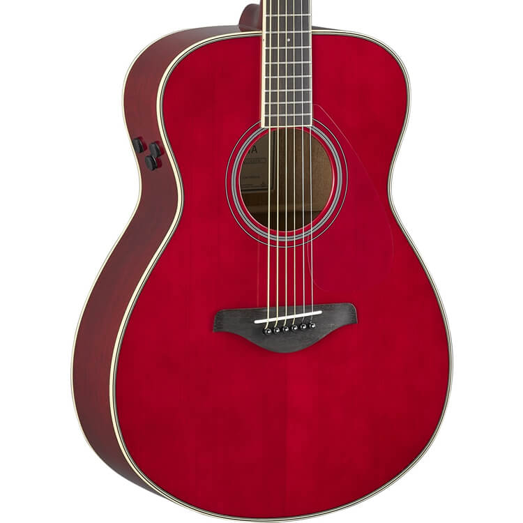 Yamaha FS-TA RR TransAcoustic Concert Acoustic-Electric Guitar Ruby Red