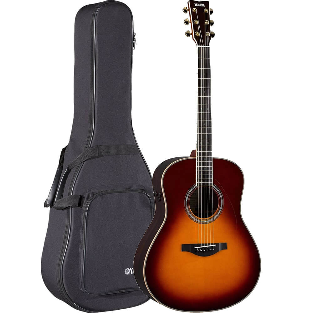 Yamaha LS-TA BS TransAcoustic Concert Acoustic-Electric Guitar Brown Sunburst