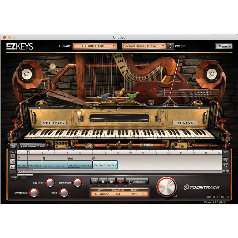 Toontrack EZKeys Hybrid Harp (Download)