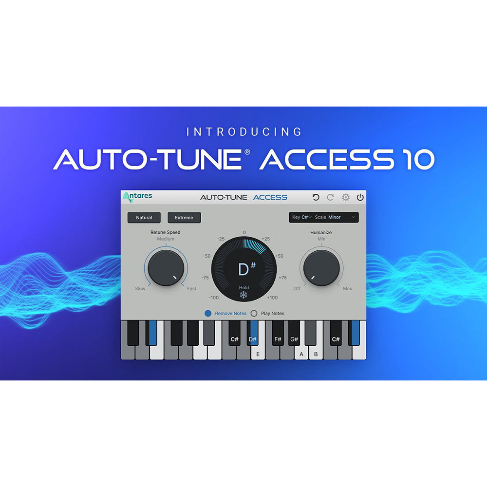 Antares Auto-Tune Access 10 Pitch Correction and Vocal Effects Software Plug-in (Download)