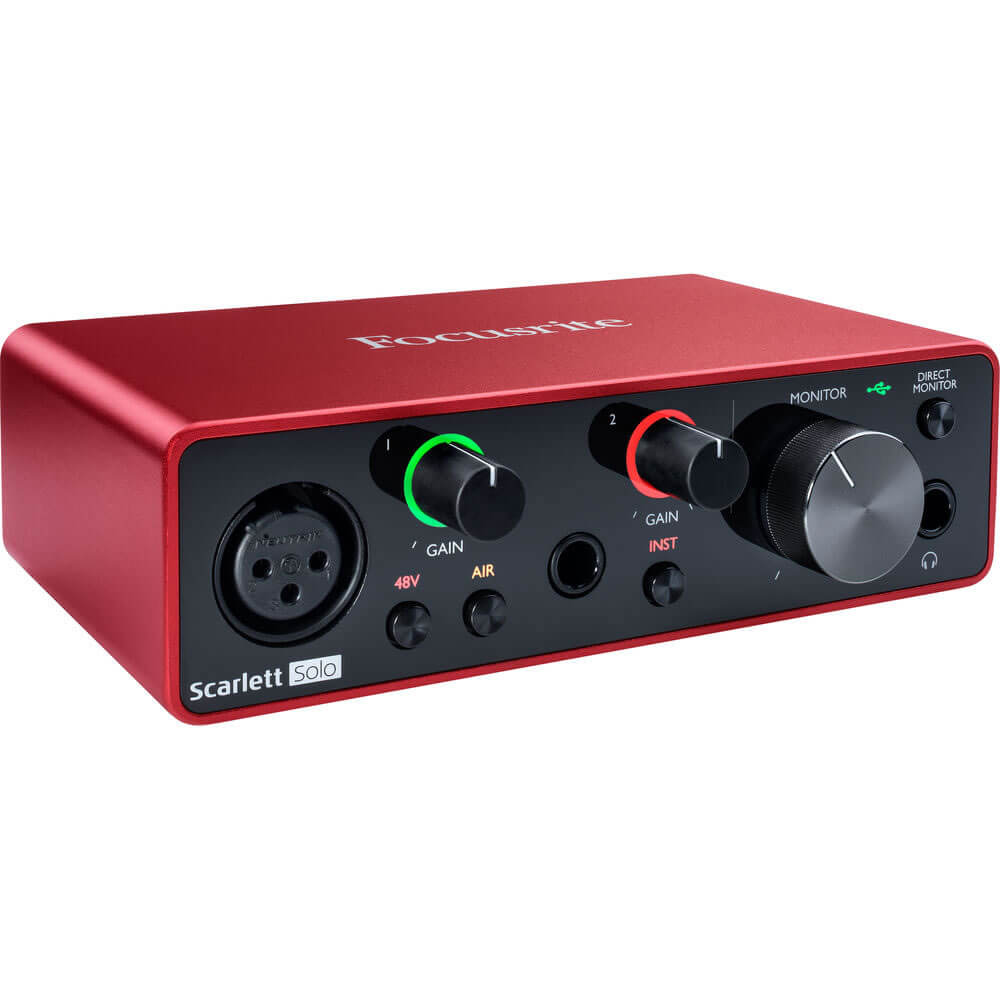 Focusrite Scarlett Solo Studio (3rd Gen) Complete Recording Package