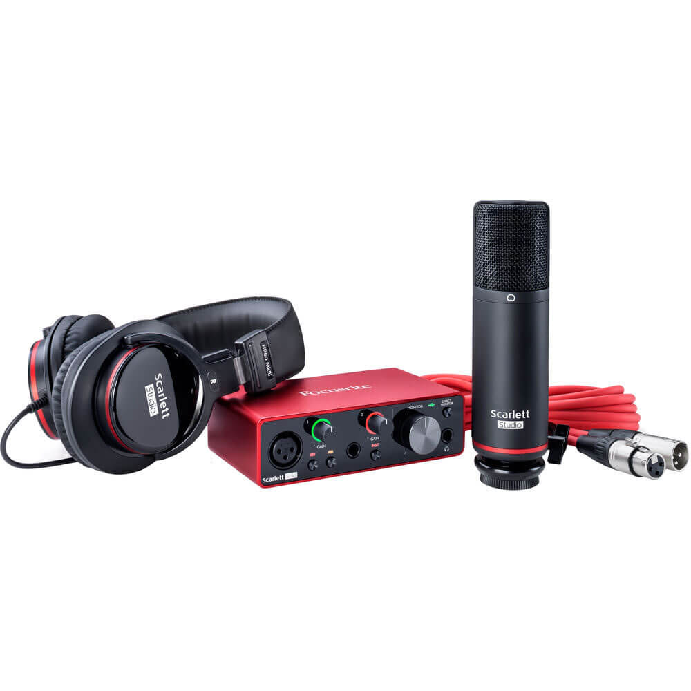 Focusrite Scarlett Solo Studio (3rd Gen) Complete Recording Package