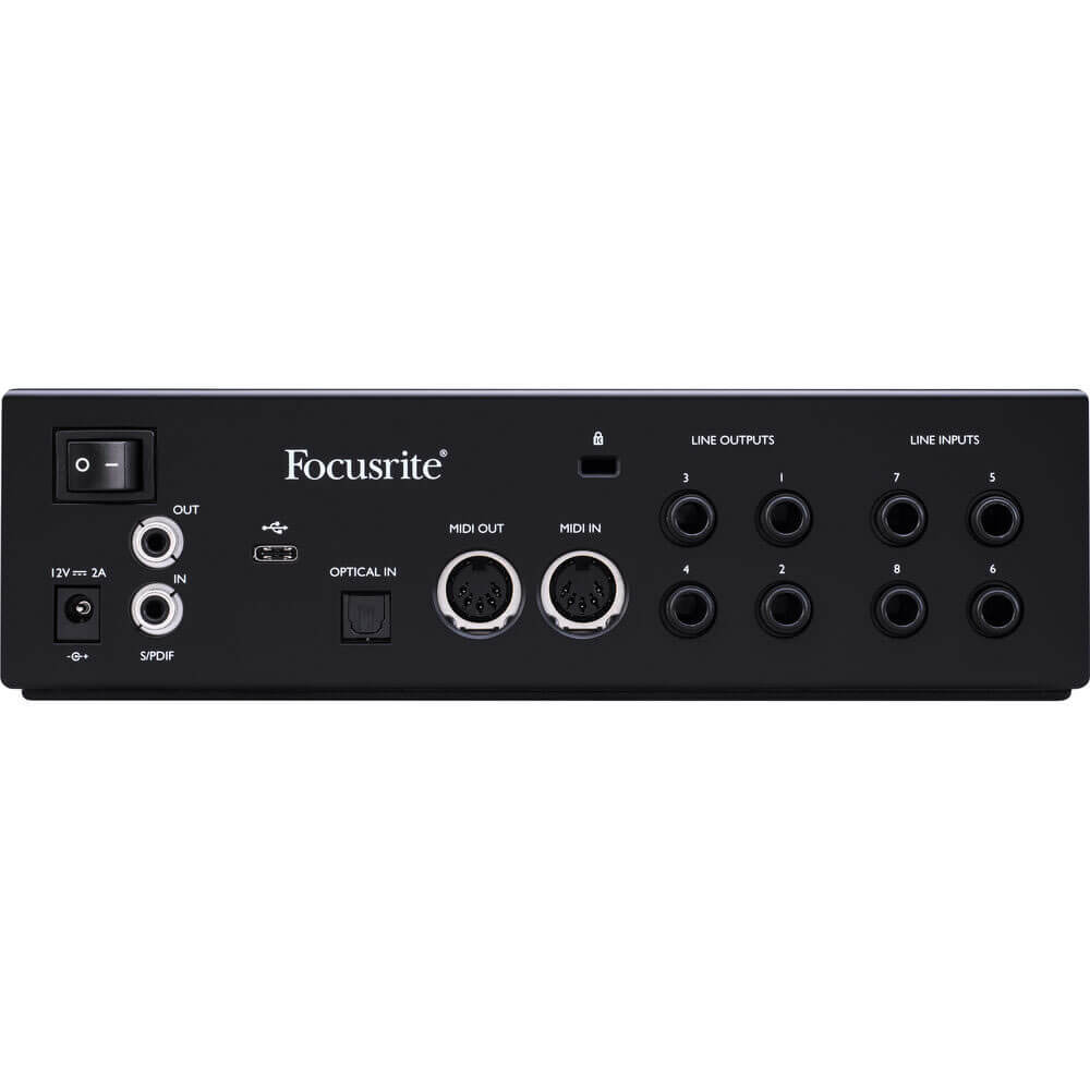 Focusrite Clarett+ 4Pre 18-in 8-out USB-C Audio Interface