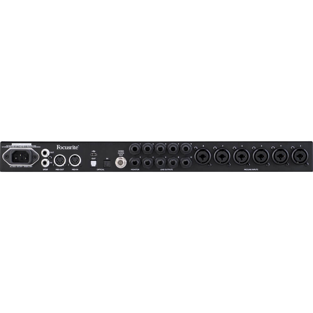 Focusrite Clarett+ 8Pre 18-in 20-out USB-C Audio Interface