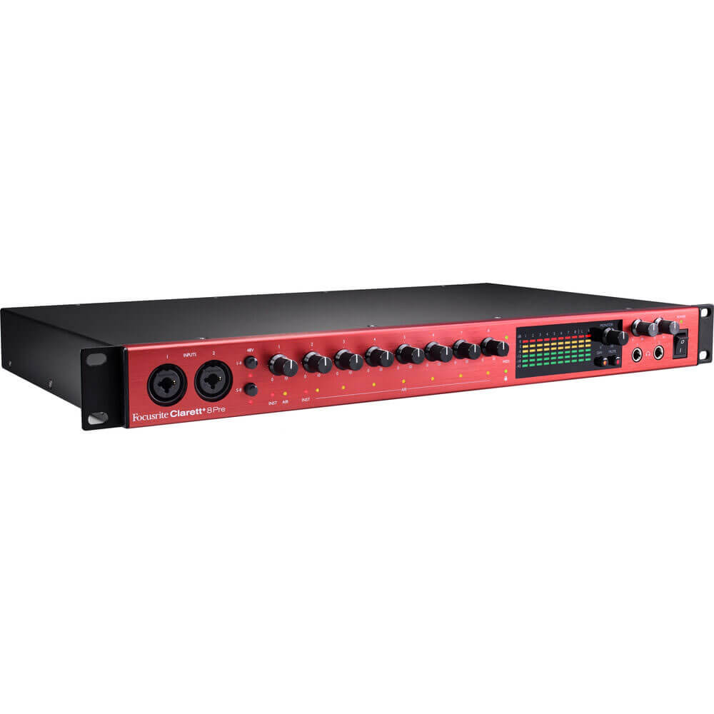Focusrite Clarett+ 8Pre 18-in 20-out USB-C Audio Interface