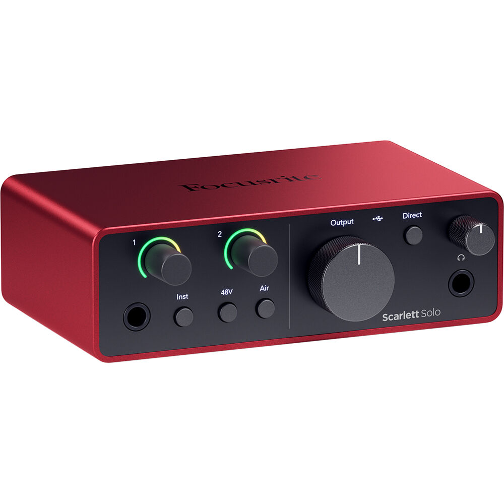 Focusrite Scarlett Solo (4th Gen) Audio Interface AMS-SCARLETT-SOLO-4G