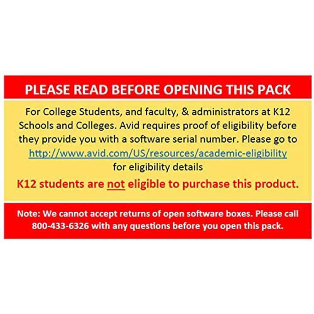 Avid Media Composer Ultimate Academic 1-Year Subscription (Download)