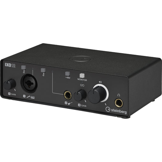 Steinberg IXO12 B Black - 2IN/2OUT USB2.0 Type C Audio Interface with One Preamp