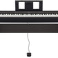 Yamaha P45 88-Key Weighted Action Digital Piano Black with Matching Wooden Stand and Padded Wooden Piano Bench