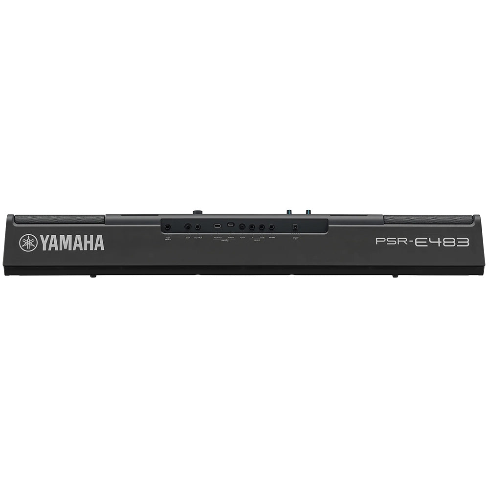 Yamaha PSRE483 61-Key Portable Keyboard w/ Power Adapter