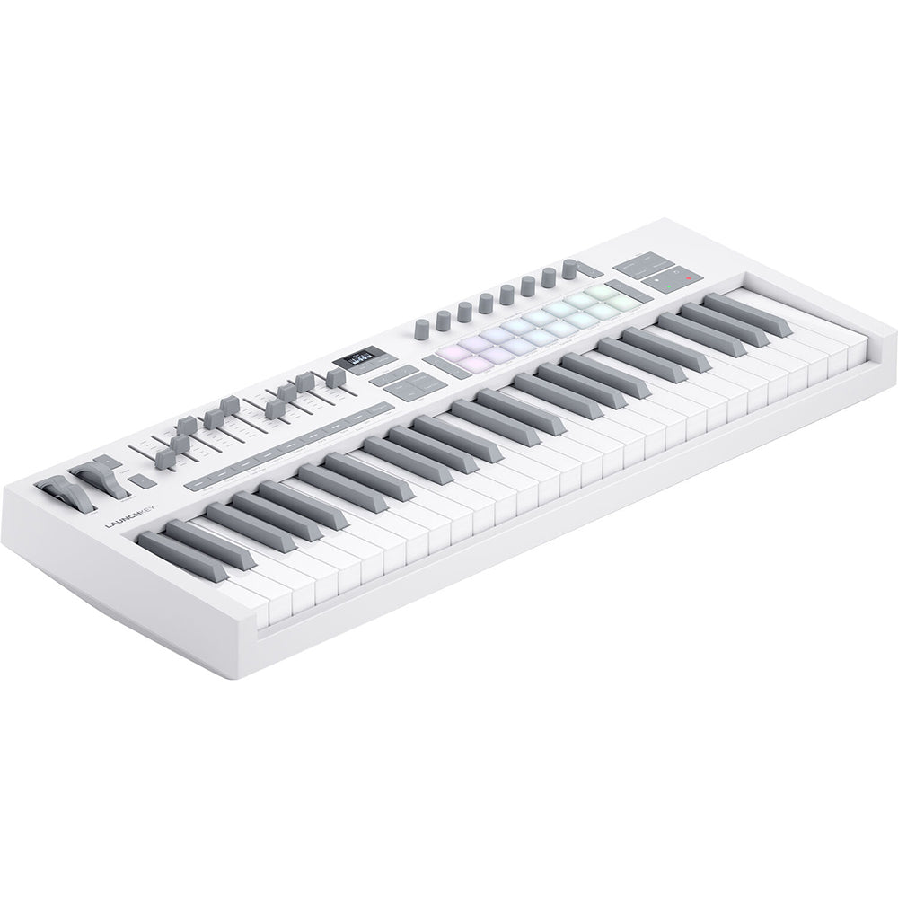 Novation Launchkey 49 MK4 49-Key USB Keyboard Controller - White