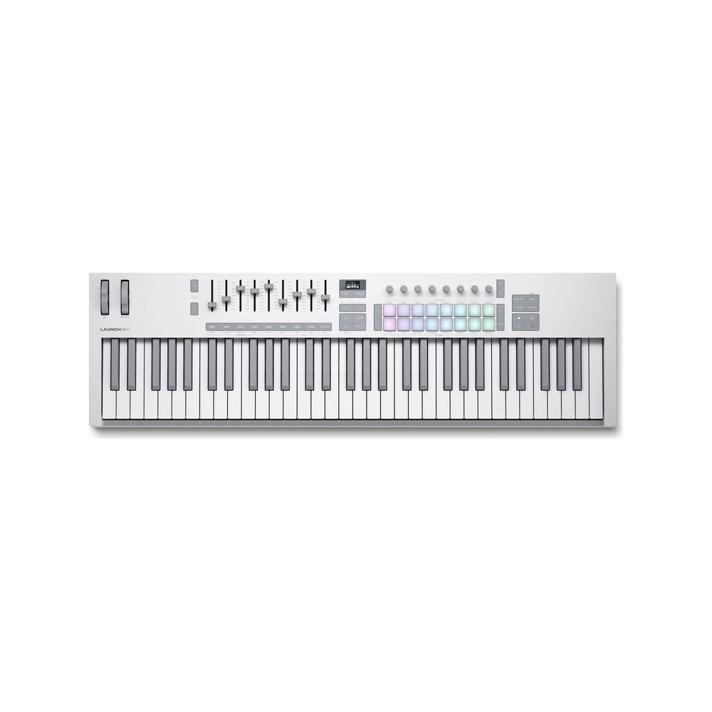 Novation Launchkey 61 MK4 - White - AMS-LAUNCHKEY-61-MK4-WH