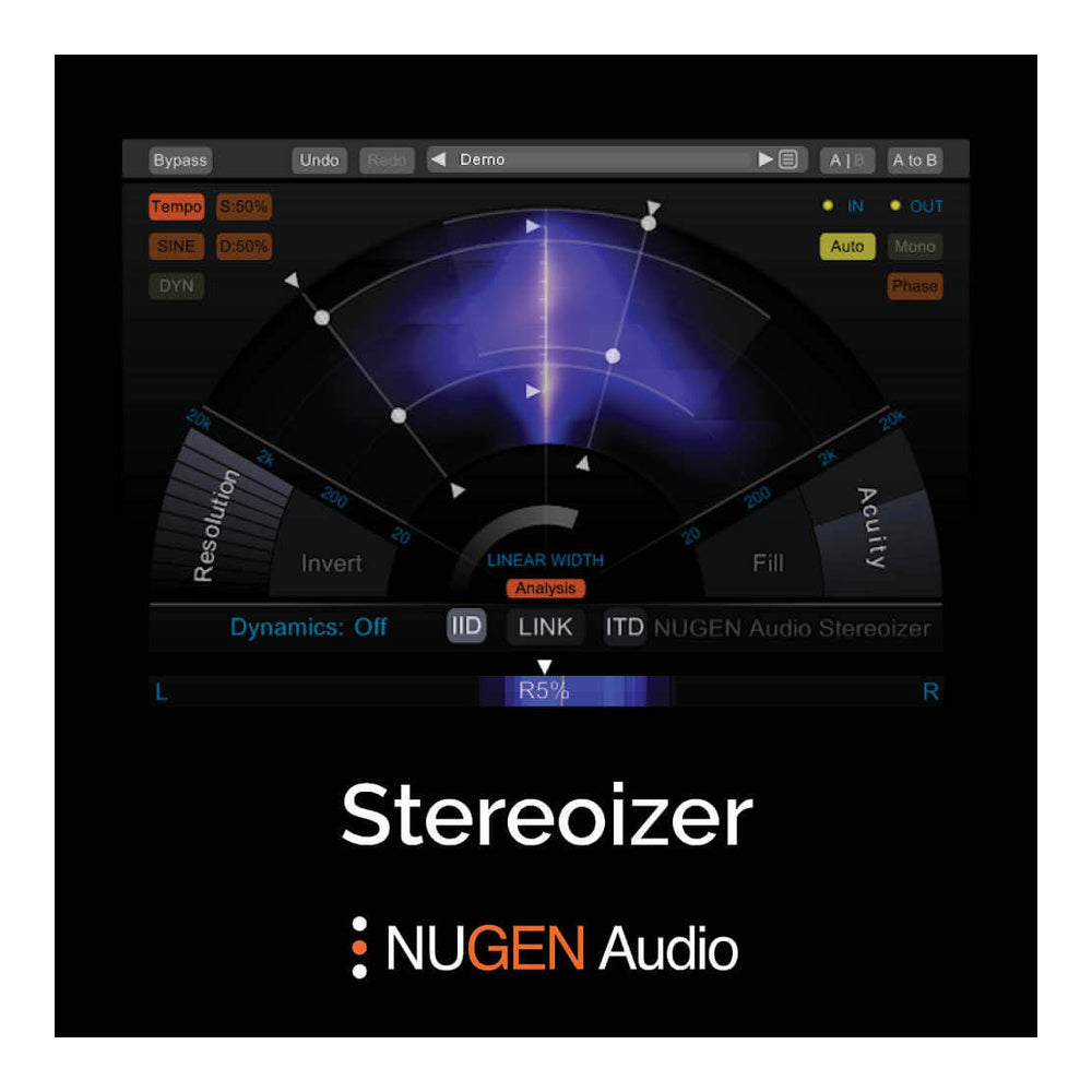 NUGEN Stereoizer 3 Plugin - Intuitive Tools to Widen or Narrow the Stereo Image