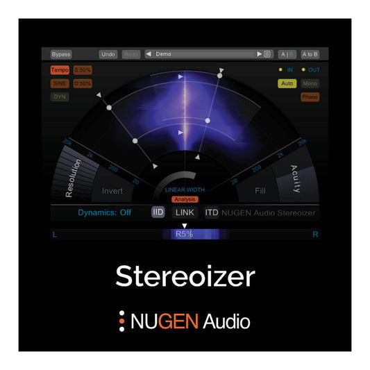 NUGEN Stereoizer 3 Plugin - Intuitive Tools to Widen or Narrow the Stereo Image