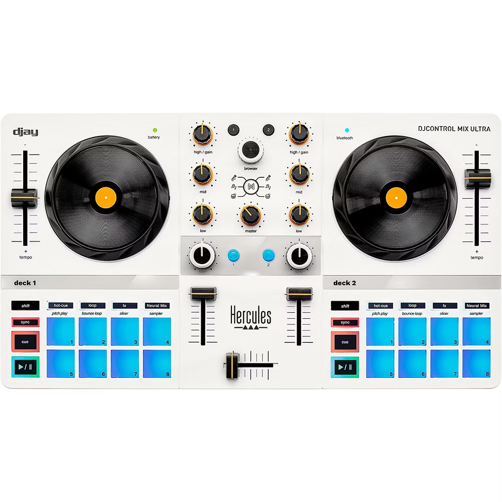 Hercules DJ Control Mix  Ultra Compact DJ Controller AMS-DJCONTROL-MIX-ULTRA