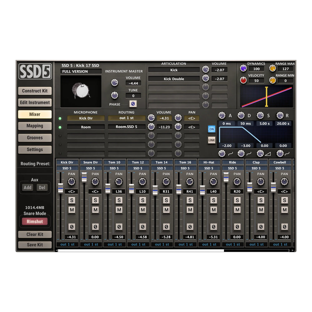Steven Slate Drums 5 - Complete Virtual Drum Instrument Toolkit