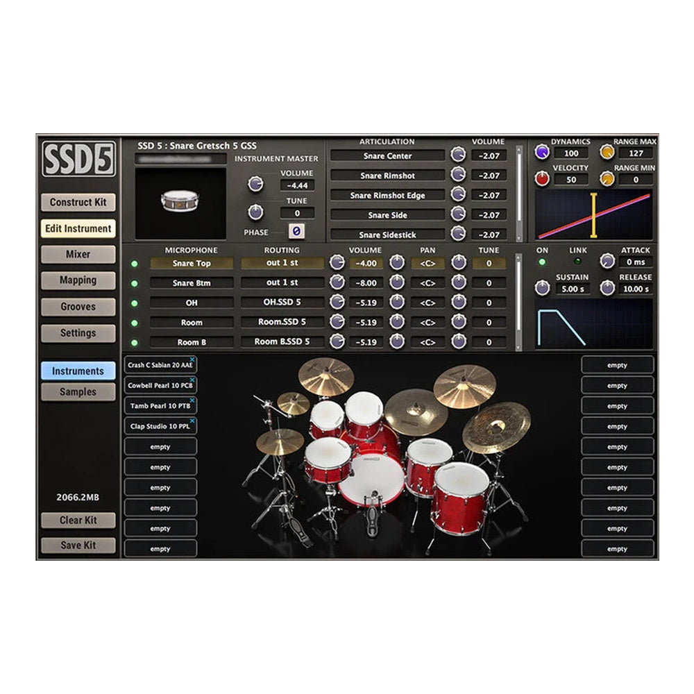 Steven Slate Drums 5 - Complete Virtual Drum Instrument Toolkit