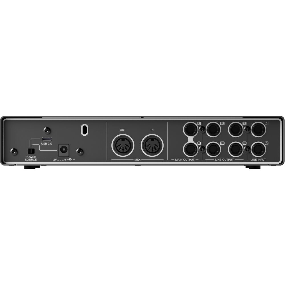 Yamaha URX44C 6-in/4-out USB-C Audio/MIDI Interface - Black