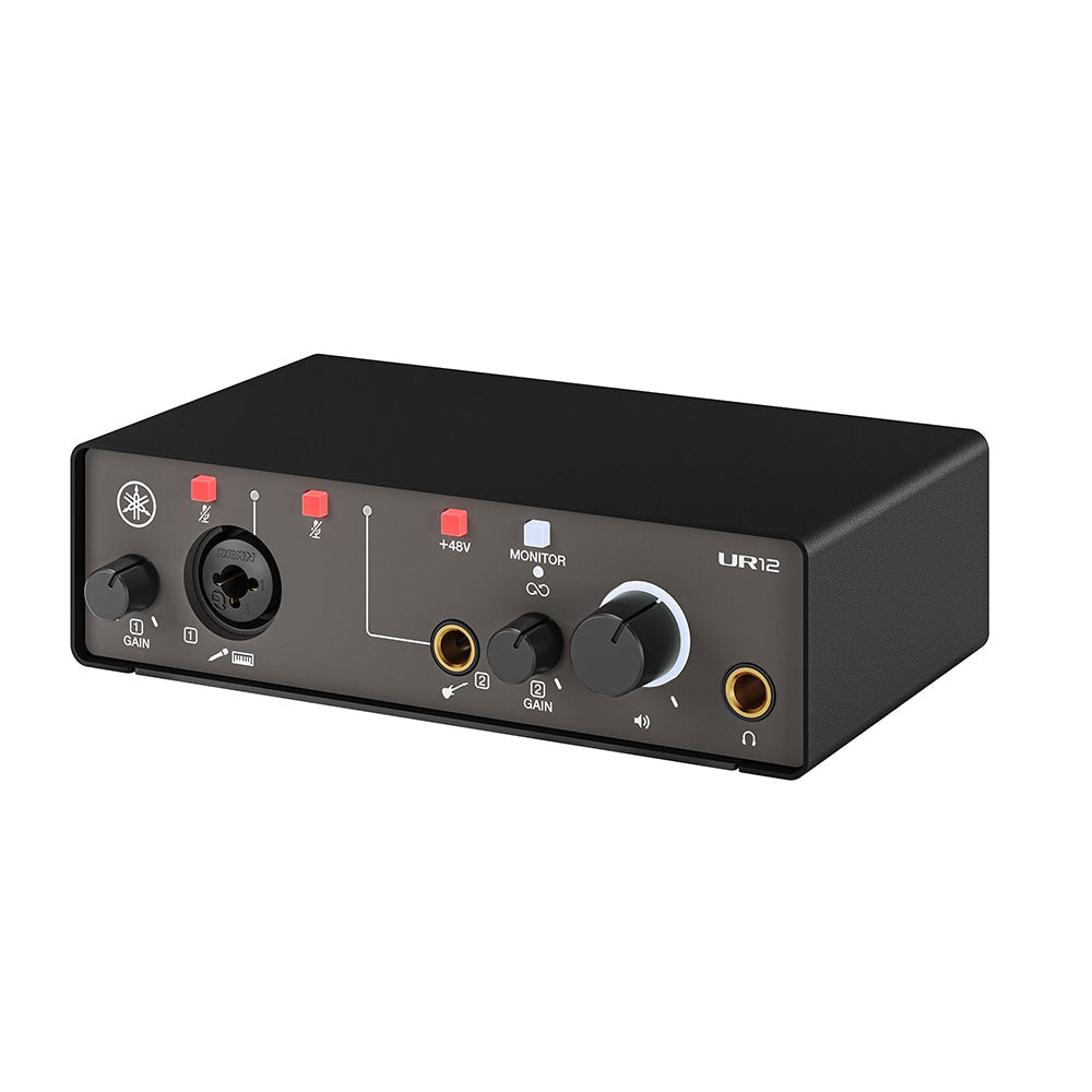 Yamaha UR12MK3 B 2-in/2-out USB-C Audio Interface & Software Suite - Black