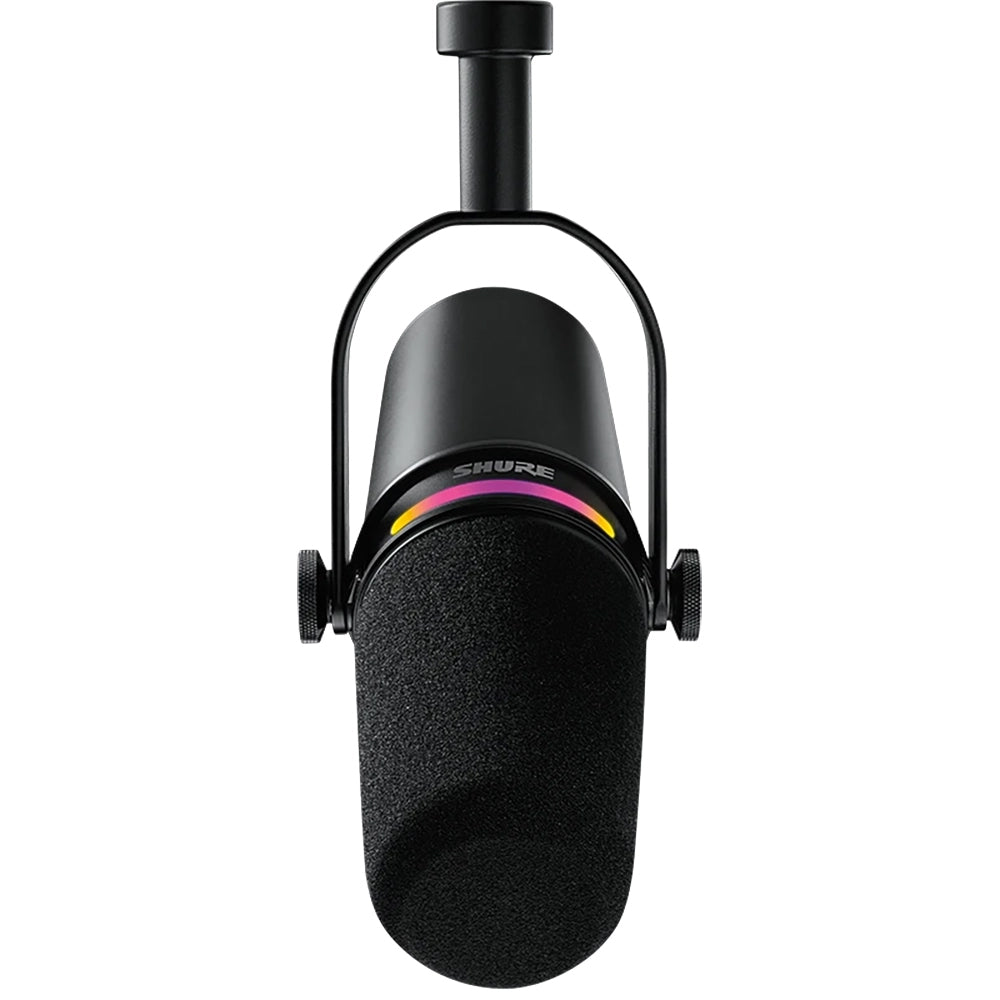 Shure MV7 Plus Podcast Mic Black USB-C / XLR Outs LED Touch DSP (MV7-PLUS-K)