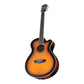 Washburn EA15 Festival Series Mini Jumbo Cutaway Acoustic Electric Guitar - Tobacco Burst
