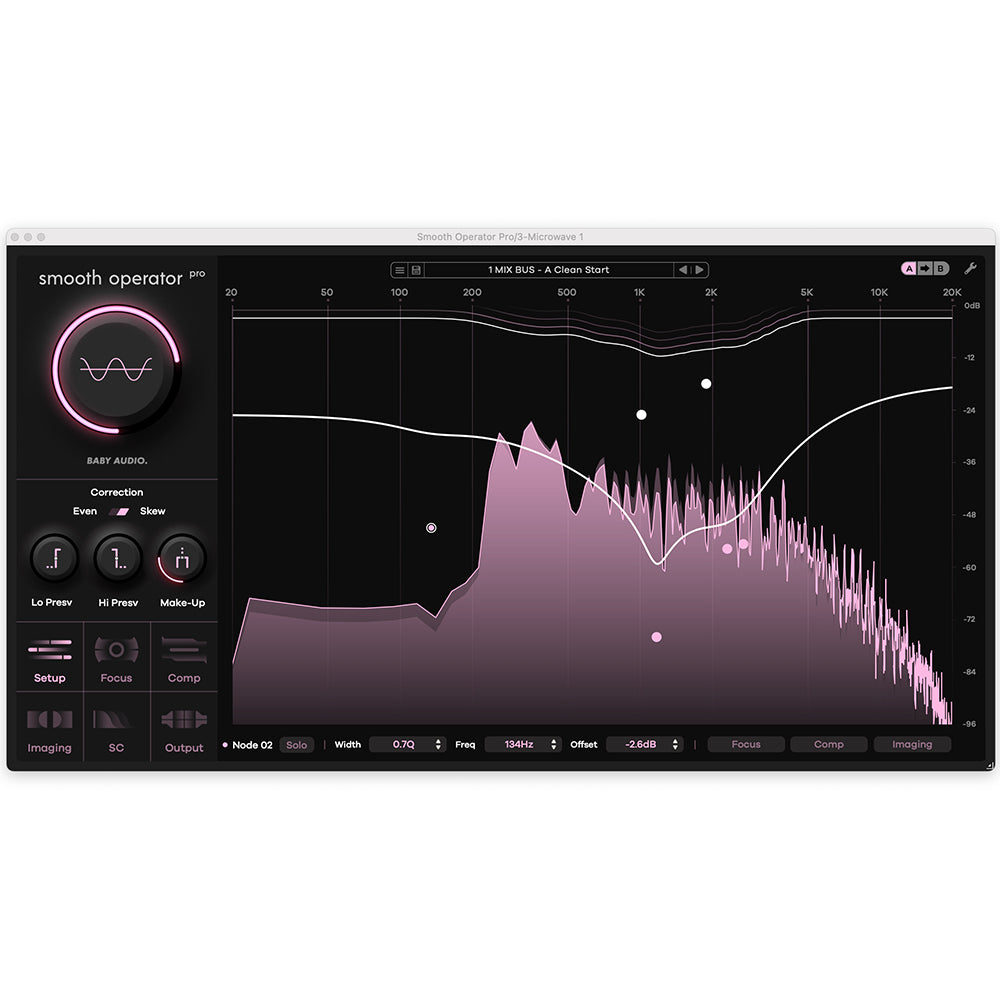 Operator Pro Software Baby Audio Smooth Operator Pro - Audio Clearing Software Plugin ...
