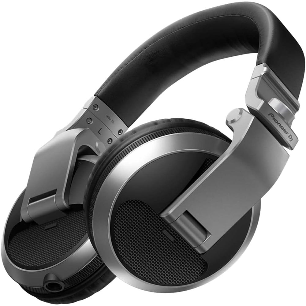 Pioneer DJ Closed-Back Silver HeadphonesHDJ-X5-S