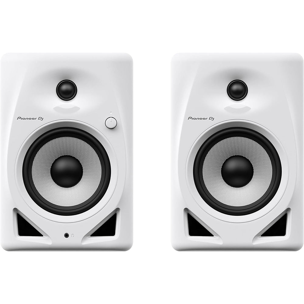 Pioneer DJ DM-50D-W Two-Way Active Monitor Pair White