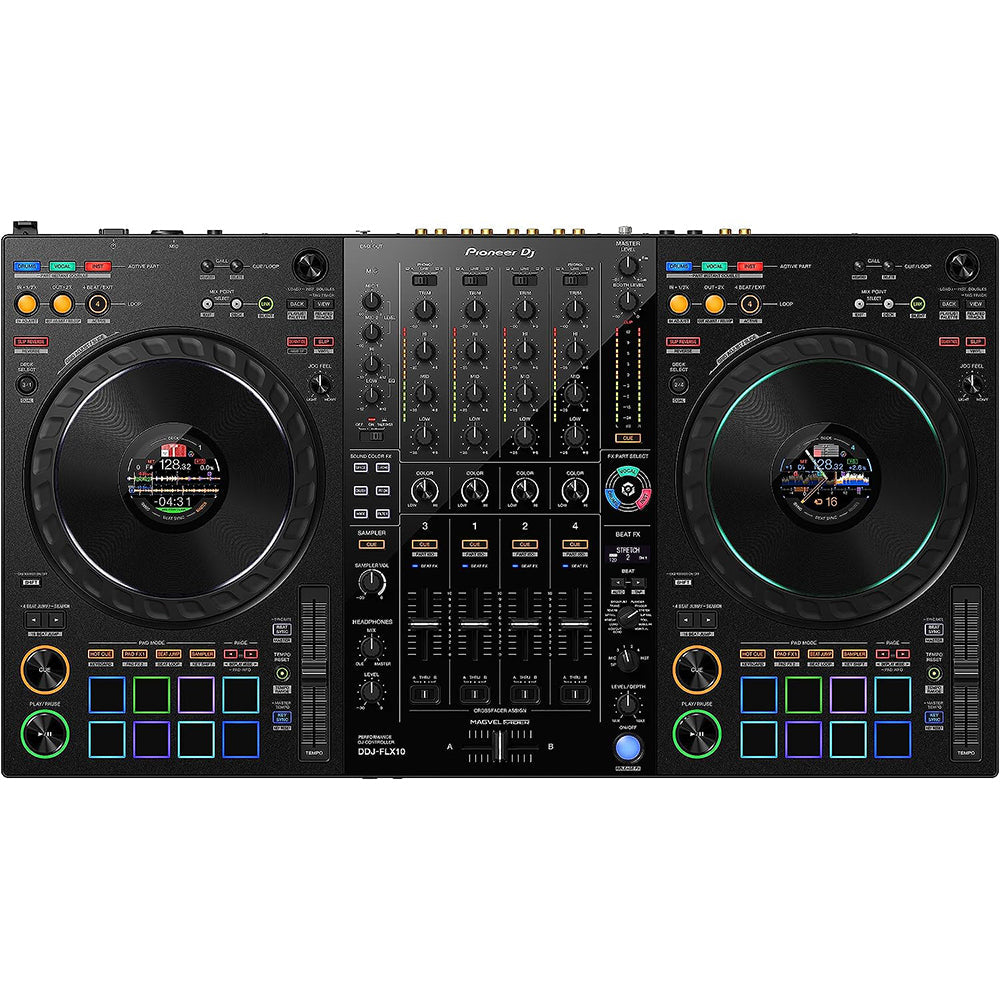 Pioneer DJ 4-Channel Controller for Rekordbox & Serato DJ Pro DDJ-FLX10