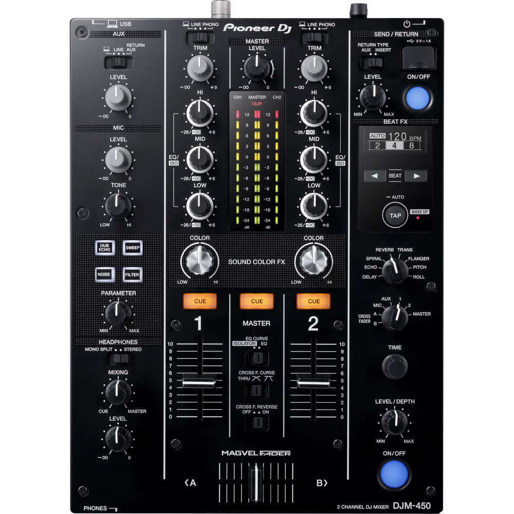 Pioneer DJ DJM-450 DJ 2-channel Mixer