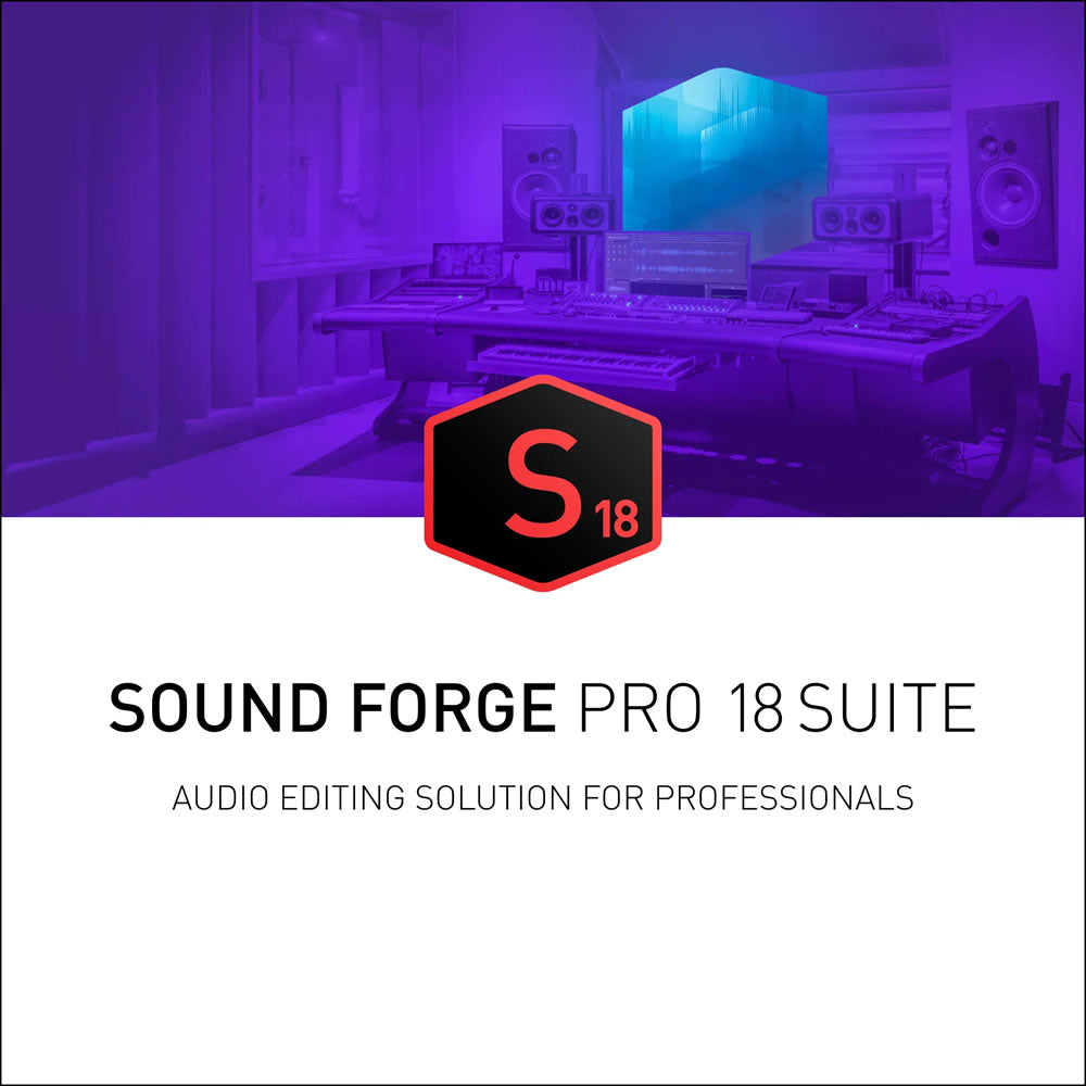 MAGIX Sound Forge Pro 18 Suite (Download)