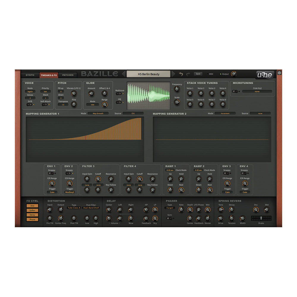u-he Bazille - Semi-Modular Virtual Synthesizer