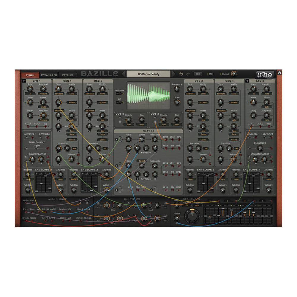 u-he Bazille - Semi-Modular Virtual Synthesizer