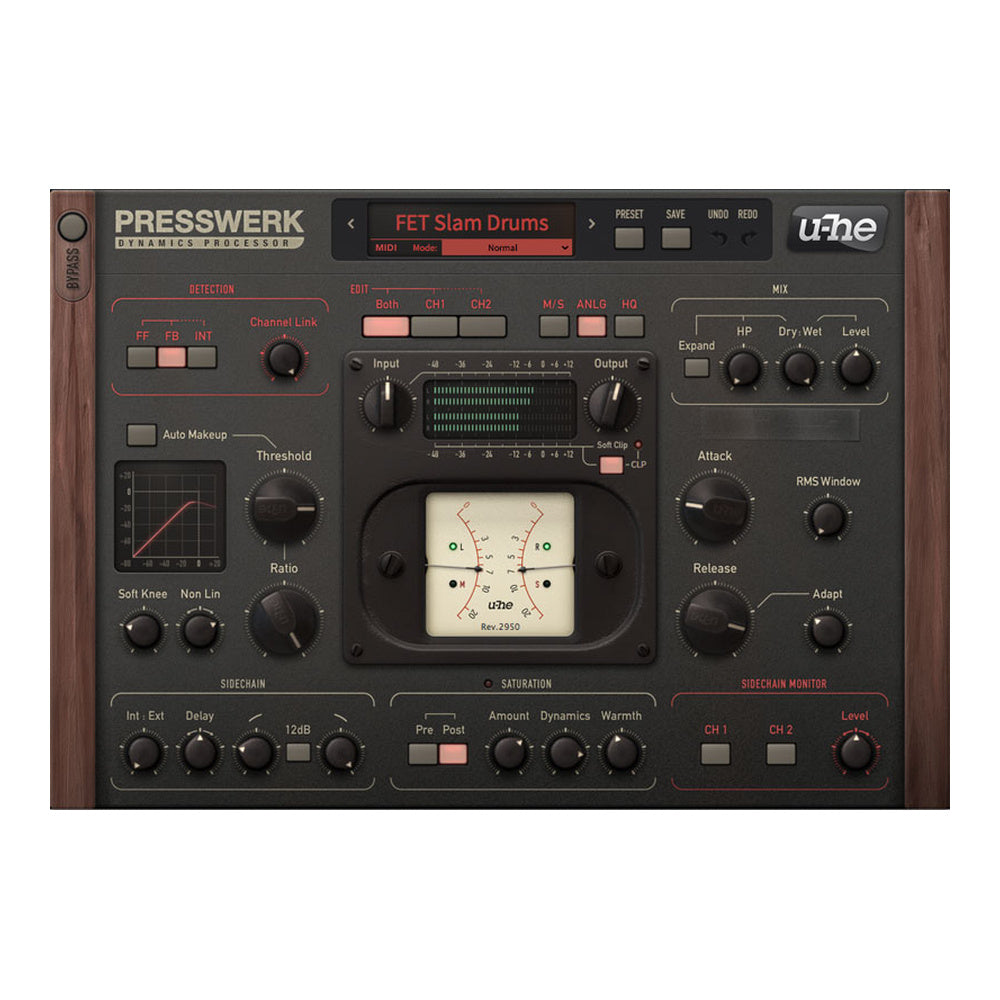 u-he Presswerk - Highly Flexible Compressor Plugin