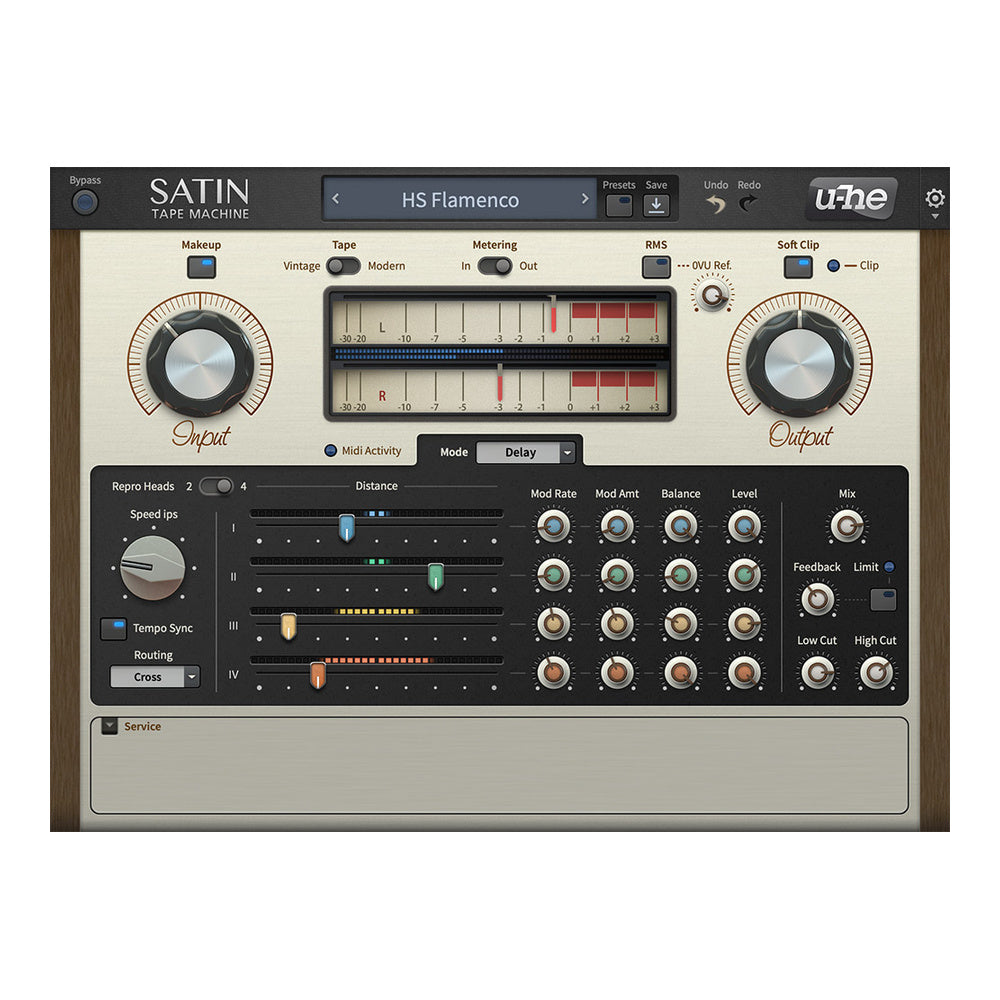 u-he Satin - Tape Saturation and Analog Tape Emulator Plugin