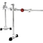 Gibraltar Chrome 3-Sided 4-Post Curved Rack System (GCS-450C)