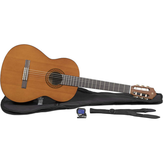 Yamaha C40 PKG Full-Size Student Classical Guitar with Tuner & Bag