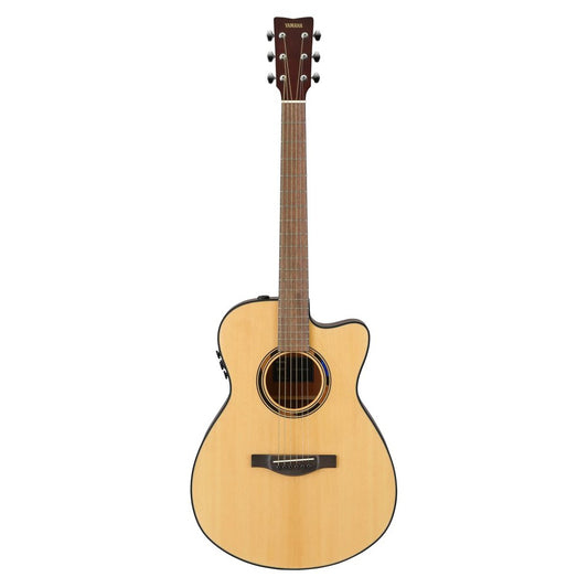 Yamaha TAS1 C Natural Next Gen TransAcoustic Concert Cutaway-Style Guitar