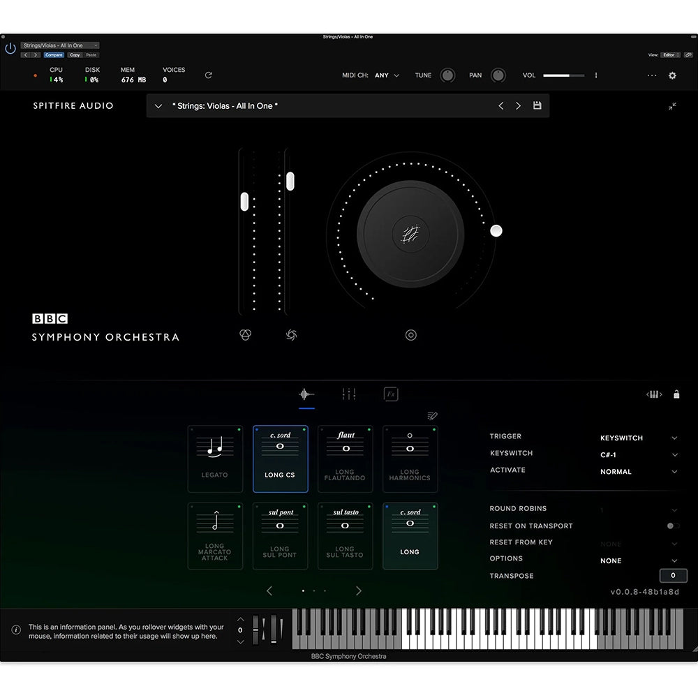 Spitfire Audio Symphony Orchestra Virtual Instrument Library Plug-in