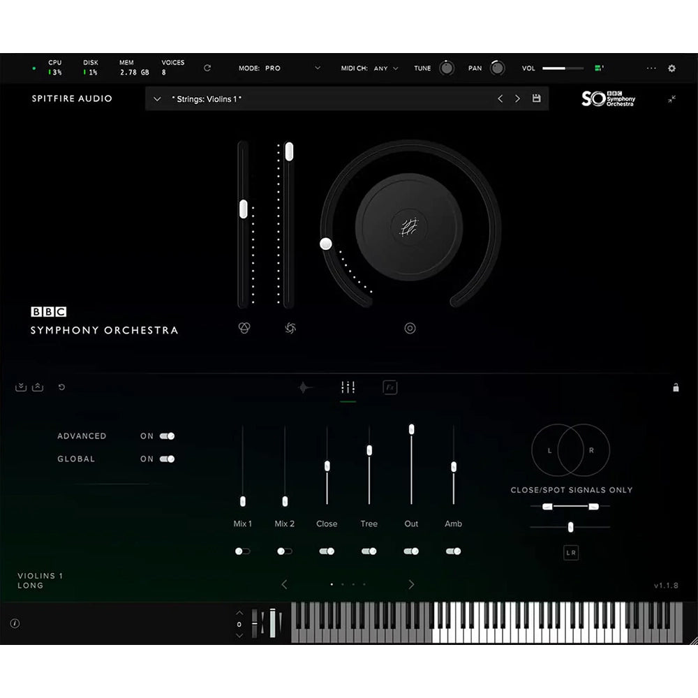 Spitfire Audio BBC Symphony Orchestra Core Virtual Instrument Plug-in