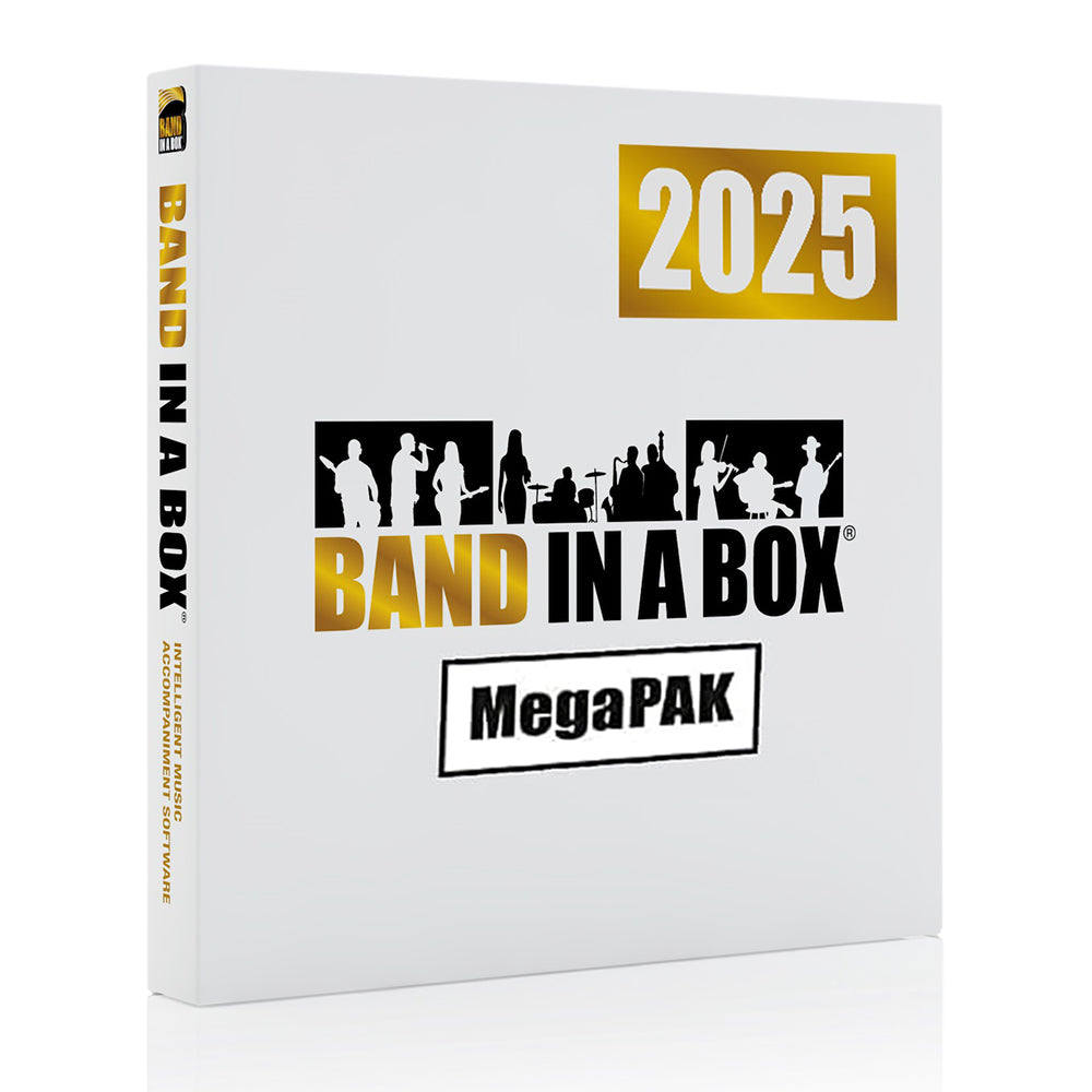 Band-in-a-Box 2025 MEGAPAK Windows - Download Card