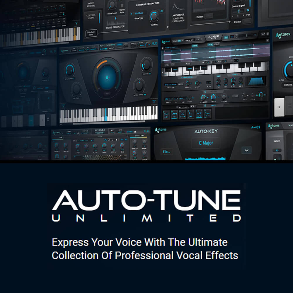 Antares Auto-Tune Unlimited 1-Year Subscription License (Download Card)