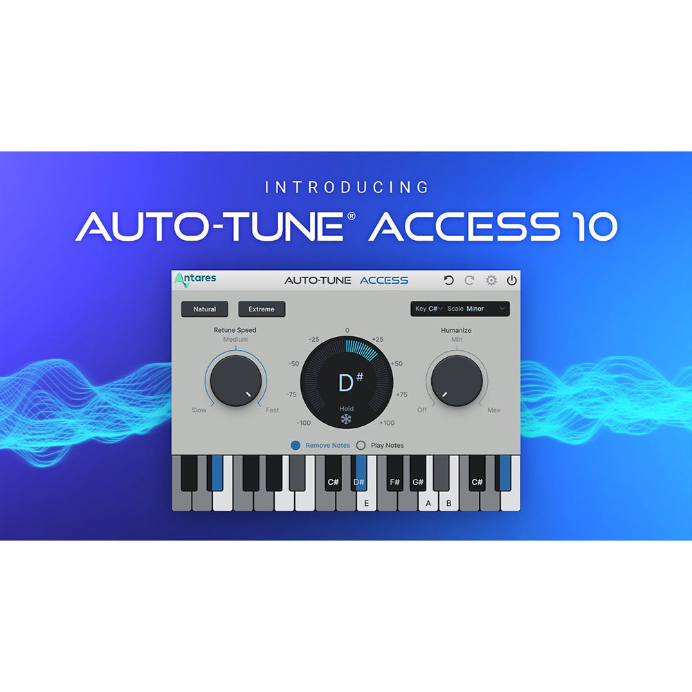 Antares Auto-Tune Access 10 Pitch Correction and Vocal Effects Software Plug-in (Download Card)